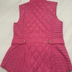 Lilly Pulitzer Lightweight Pink Puffer Vest XS